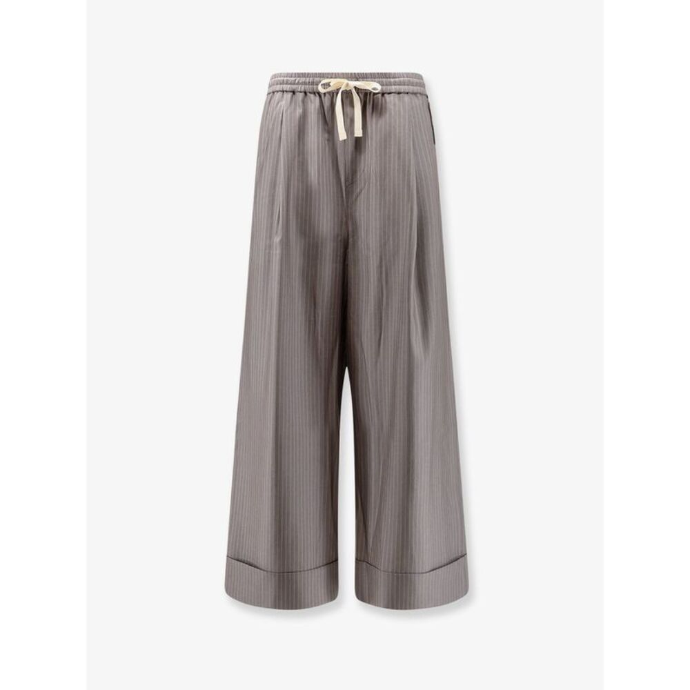 Tonywack Women Silk, Polyester And Wool Blend Trousers